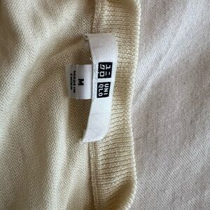 Uniqlo Off-White Knit Top